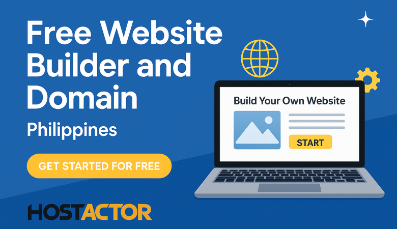 Free Website Builder and Domain – Philippines