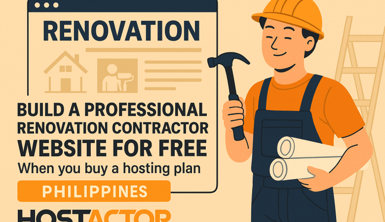 Renovation Contractor Business Website Design Creating in Philippines