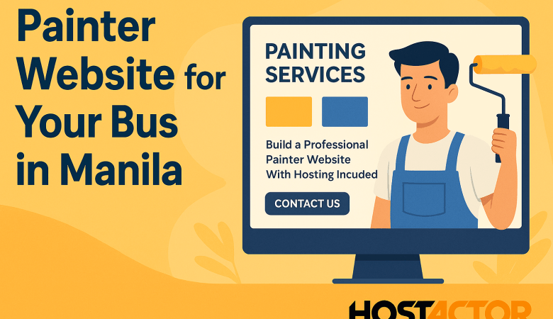 Painter Business Website Design Creating in Manila