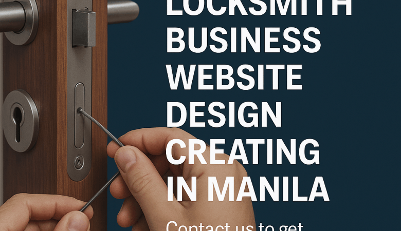 Locksmith Business Website Design Creating in Manila