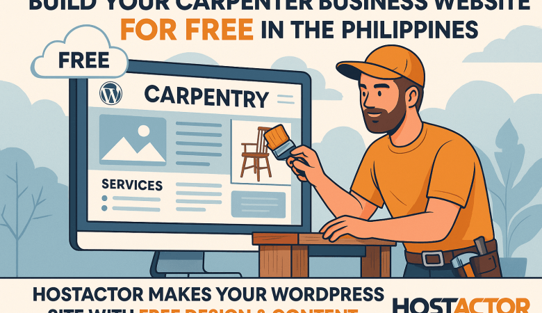 Carpenter Business Website Design Creating in Philippines