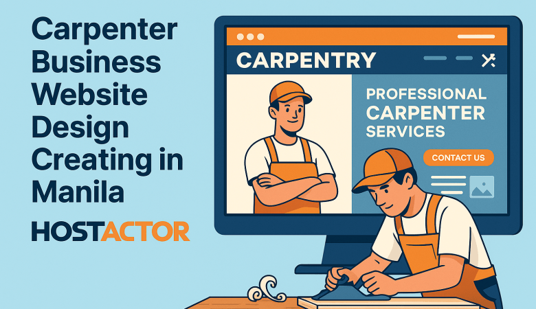 Carpenter Business Website Design Creating in Manila
