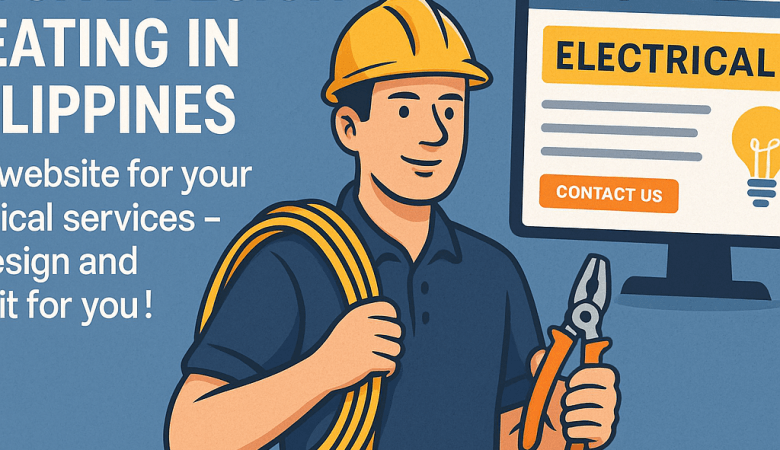 Electrician Business Website Design Creating in Philippines