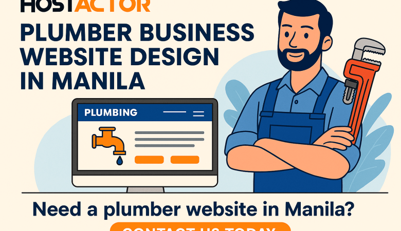 Plumber Business Website Design Creating in Manila
