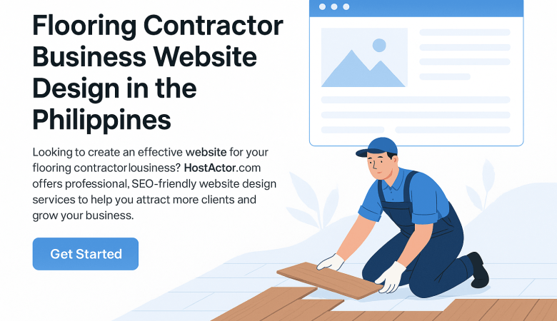 Flooring Contractor Business Website Design in the Philippines
