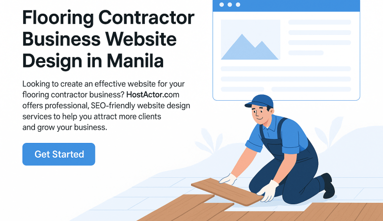 Flooring Contractor Business Website Design in Manila